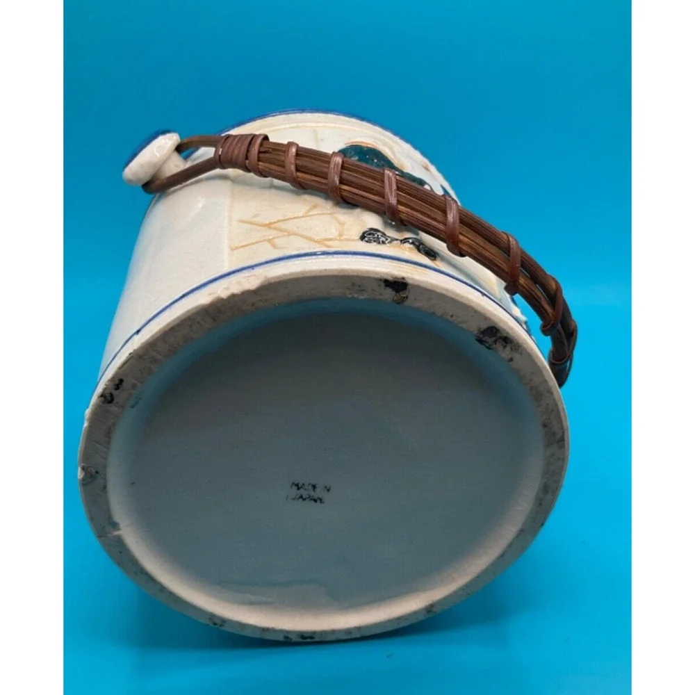 🍪 Vintage Ceramic Colonial Theme Cookie Jar‎ - 5